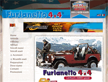 Tablet Screenshot of furlanetto4x4.com